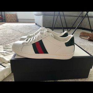 Authentic Gucci Sneakers (crocodile backs)